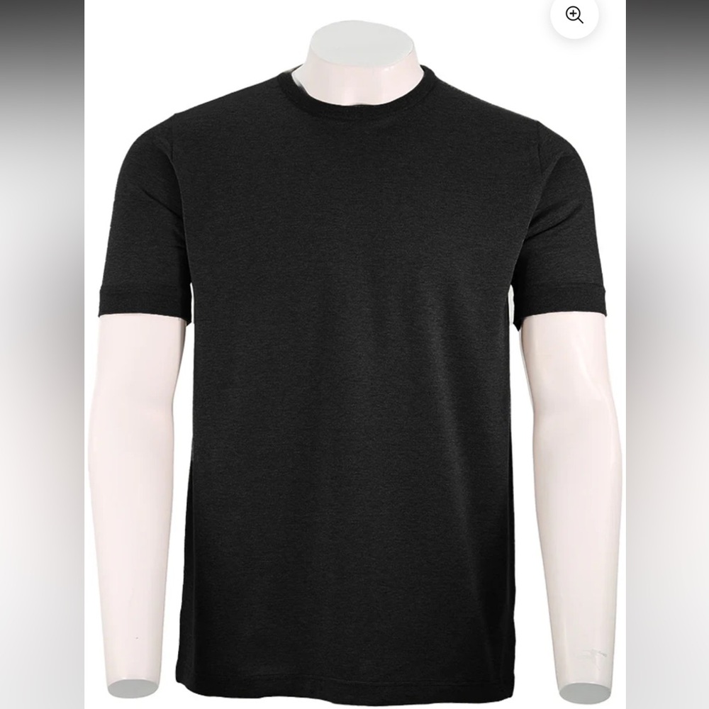 Classic Black Men's Short Sleeve Tee